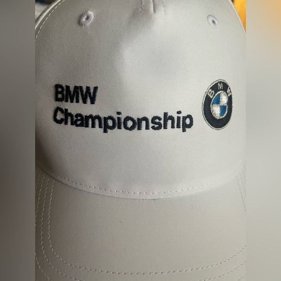 BMW Championship White Cap NWT Adidas Adjustable German Auto Men’s Performance - Picture 1 of 5